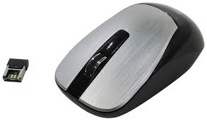 купить Беспроводная оптическая мышь Genius NX-7015, Metallic style with hairsilk, 2.4Ghz, BlueEye, Silver в Алматы