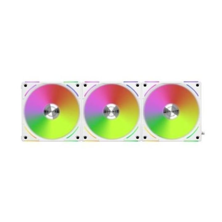 купить Вентилятор для корпуса Lian Li UNI FAN AL ARGB 3x120mm with Controller White UF-AL120V2-3W в Алматы