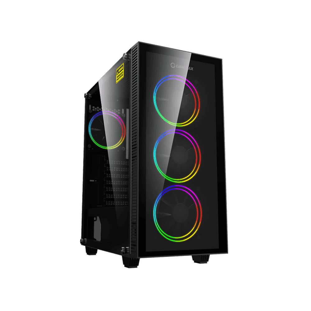 Купить Gamemax Draco XD 2*3,5 2*2,5 7слотов VGA330мм CPU170мм Сталь 0,6мм, ATX, 3хFAN12CM ATX Черный Draco XD Black в Алматы