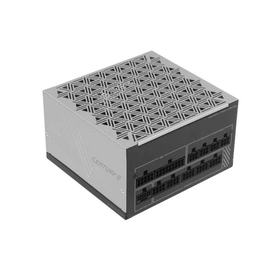 Купить Блок питания Montech 1200W, CENTURY II 1200W, Full Modular, 80+ GOLD, КПД 90%, Fan 135mm, Серебро в Алматы