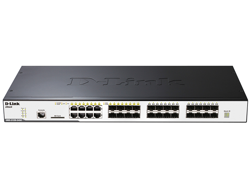 купить D-Link DGS-3120-24SC/B1ASI Комм-р управ-й гигабитный 24 порт в Алматы