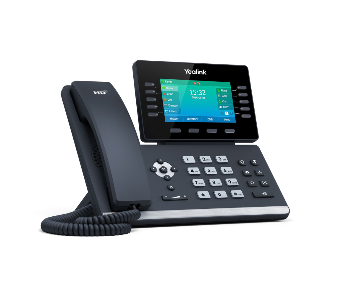 купить  SIP-T54S, телефон, 16 SIP-аккаунтов, без БП в Алматы