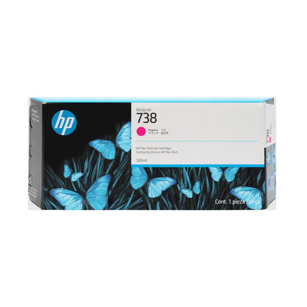 купить Картридж HP Europe 738 300-ml Magenta DesignJet Ink Cartridge (676M7A) в Алматы