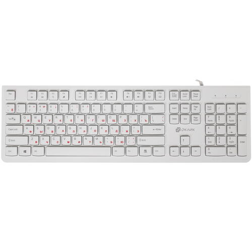 купить Клавиатура Oklick 505M черный USB slim Multimedia в Алматы