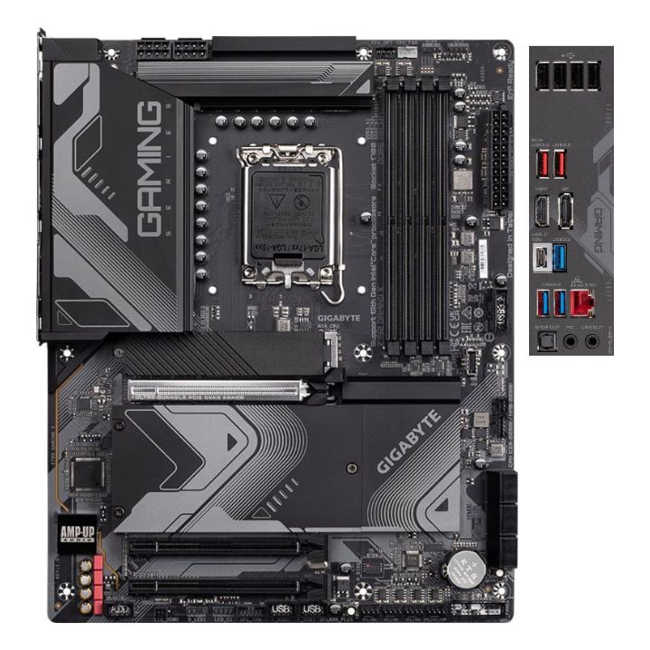 купить Материнская плата GIGABYTE Z790 GAMING X, LGA1700, Z790, PCI-Ex 5.0, HDMI+DP, 4xM.2, 6xSATA в Алматы