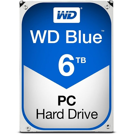 купить Жесткий диск HDD 6Tb Western Digital Blue SATA 6Gb/s 256Mb 5400rpm WD60EZAZ в Алматы