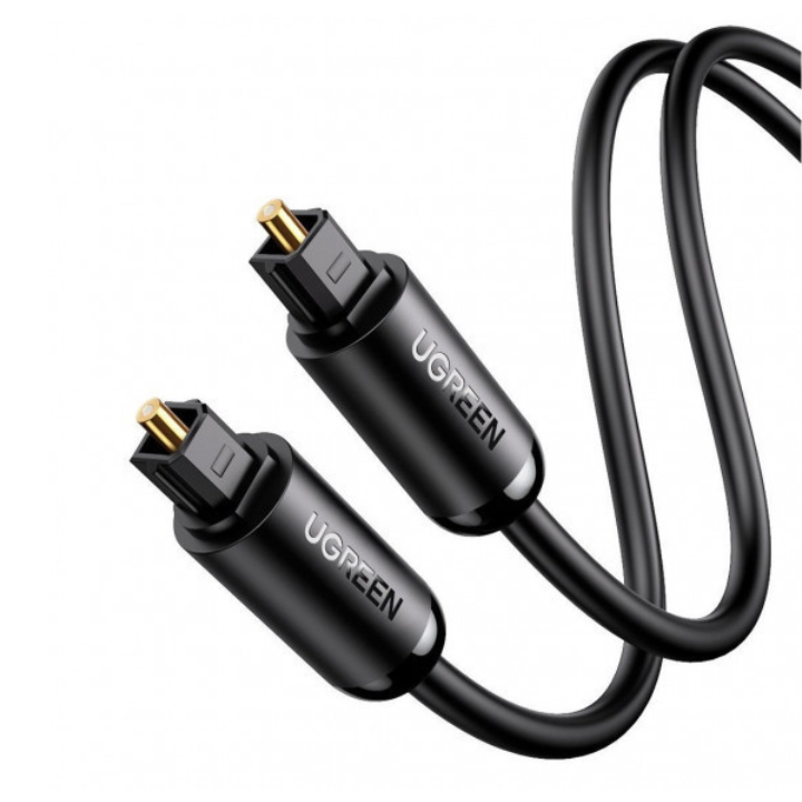 купить Аудиокабель UGREEN AV122 Toslink Optical Audio Cable, 1.5m, Black, 70891 в Алматы