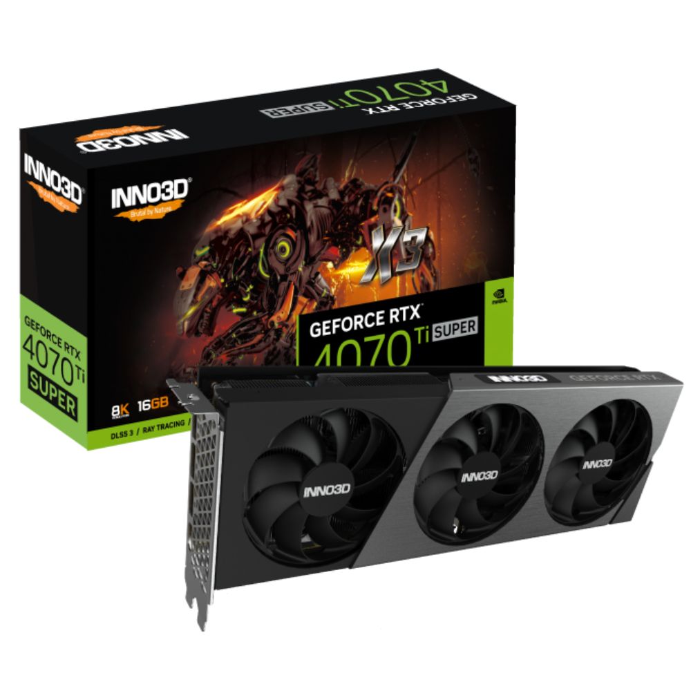 купить Видеокарта Inno3D GeForce RTX4070 Ti SUPER X3 OC 16G N407TS3-166XX-186158N в Алматы