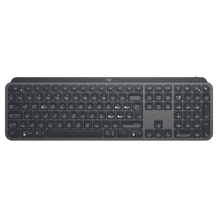 купить Клавиатура беспроводная Logitech MX Keys for Business (GRAPHITE, подсветка, 2.4GHZ) в Алматы