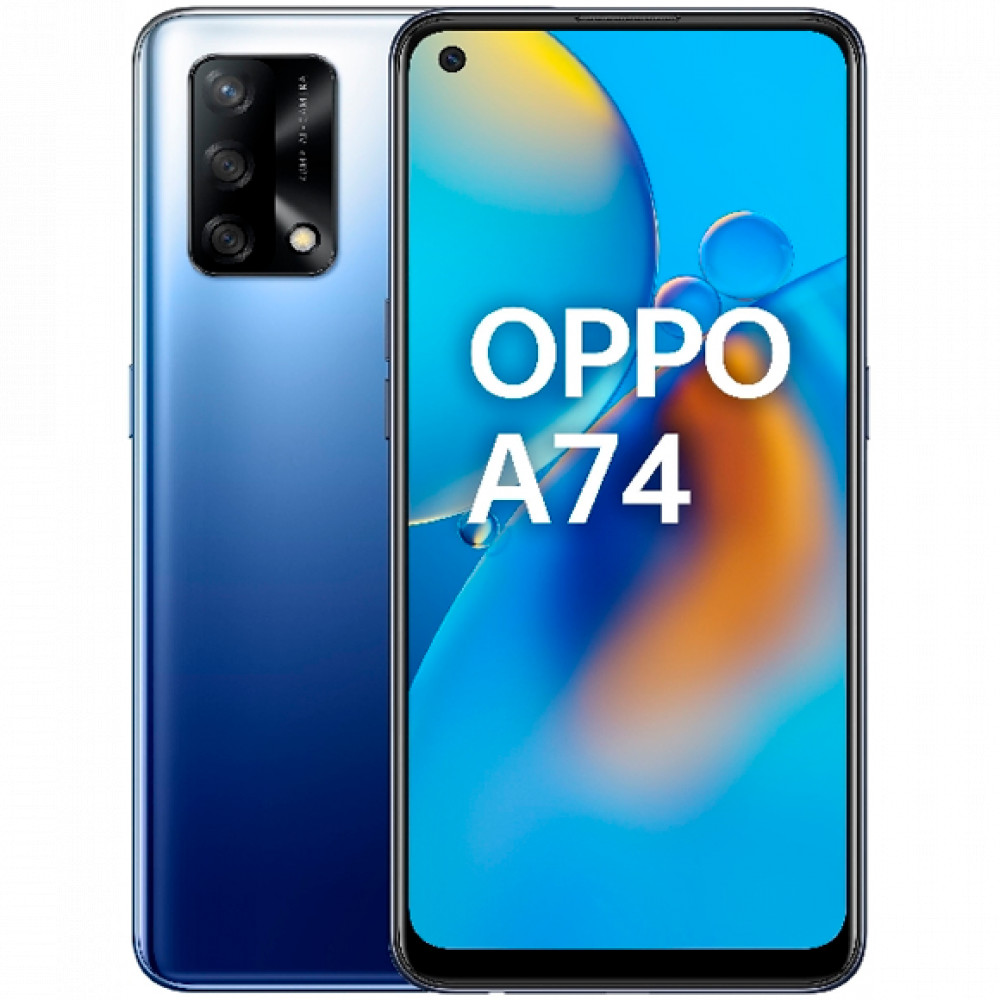 купить Смартфон OPPO mobilephone A74 Midnight Blue в Алматы