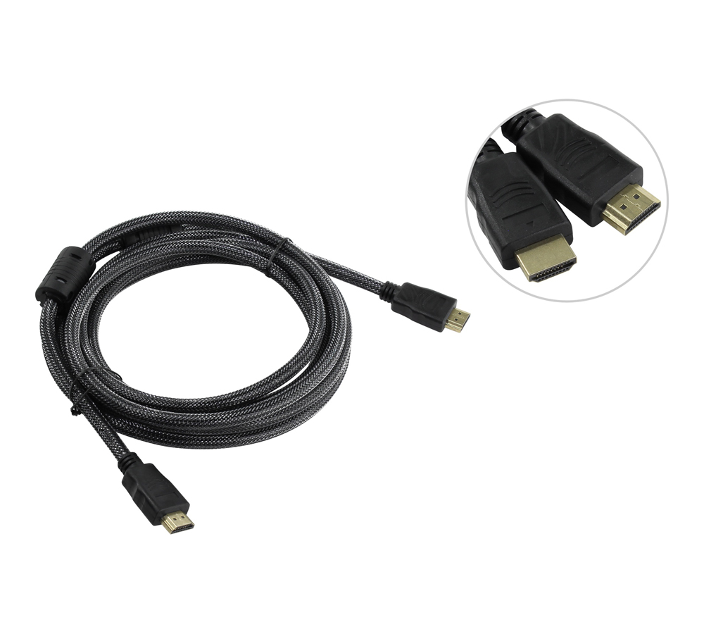 купить Кабель Defender HDMI-10PRO (ver. 1.4) 3 м, золотые контакты, фильтр, RTL в Алматы