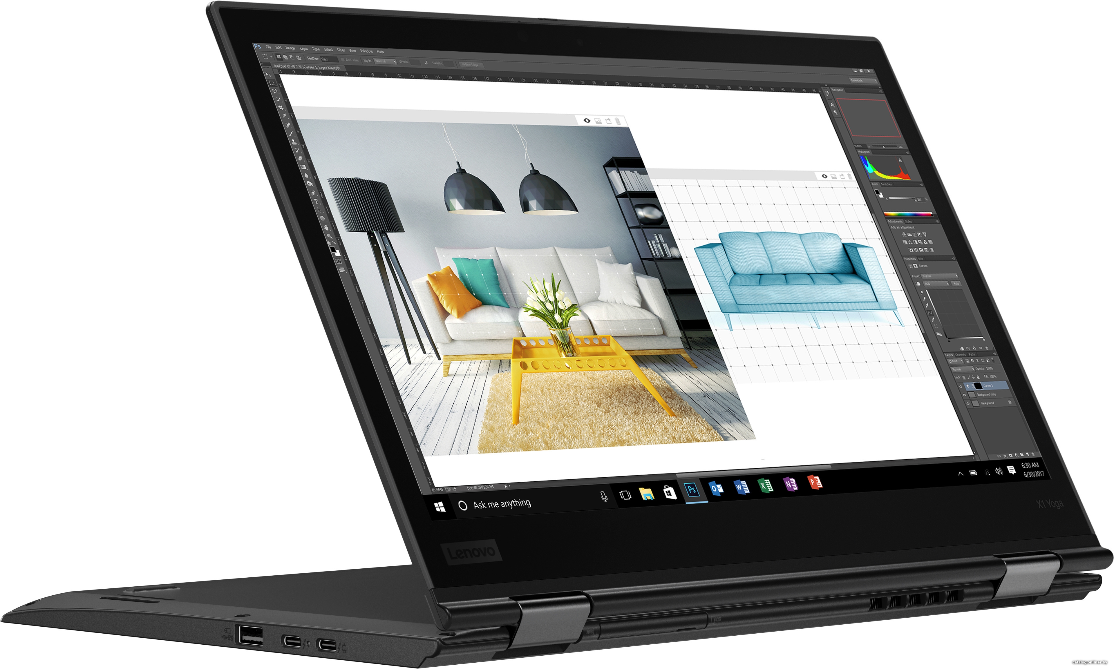 купить Ноутбук Lenovo ThinkPad X1 YOGA_I5_8350U_VP_IG+8GB_MB/X1Y3_WQHD_MT_IR_BK,14.0_WQHD_IPS_AR_300N_TOUCH/INTEL_CORE_I5_8350U_VPRO_MB/8GB_LPDDR3_2133_MB/256GB_SSD_M.2_2280_NVME_OPAL2/INTEGRATED_GRAPHICS/WINDOWS_10_PRO_64,W10_PRO/N06_3YROS/NONE,INTEL_8265A в Алматы