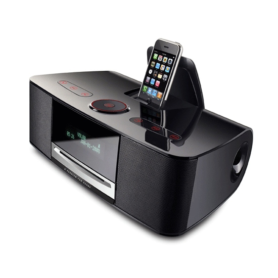 купить Колонки, Edifier, iF360 (Esiena), 2.0, RMS 30W*2, Для iPhone/iPod, FM, USB, SD, CD, AUX, Чёрный в Алматы