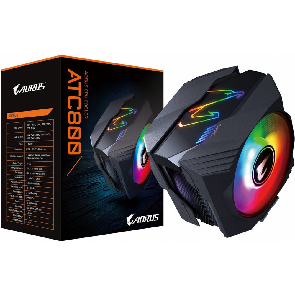 купить Кулер для процессора Gigabyte ATC800 COOLER в Алматы