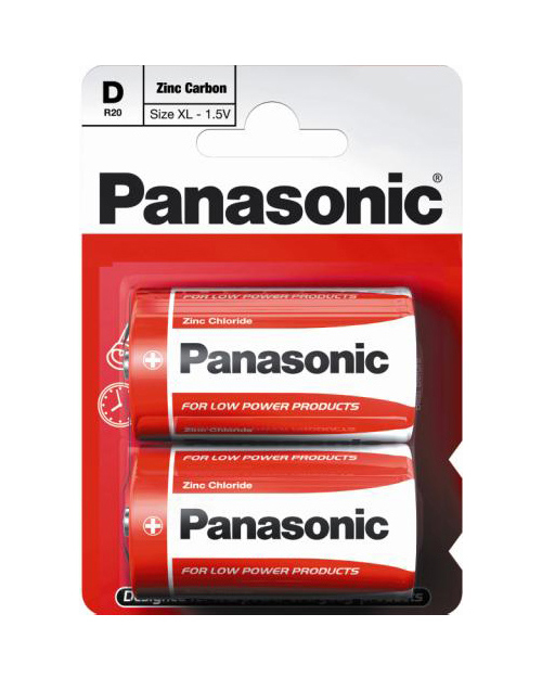 купить Батарейка солевая PANASONIC Red Zinc D/2B /  в Алматы