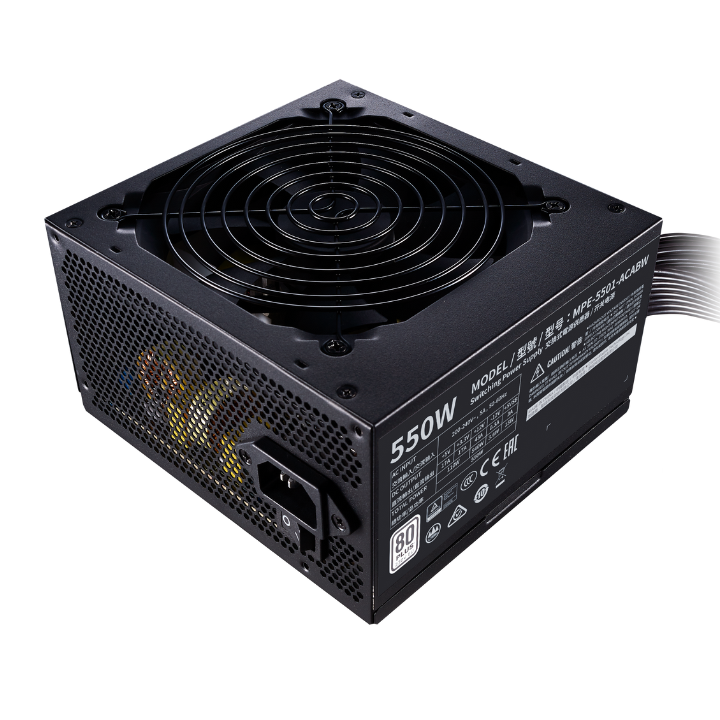 купить Блок питания CoolerMaster MWE 550 WHITE 230V V2 500-750W Non Modular MPE-5501-ACABW-EU в Алматы