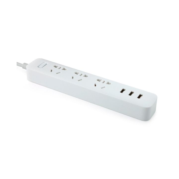 купить Удлинитель Xiaomi MI (3 розетки+3 USB) Белый в Алматы