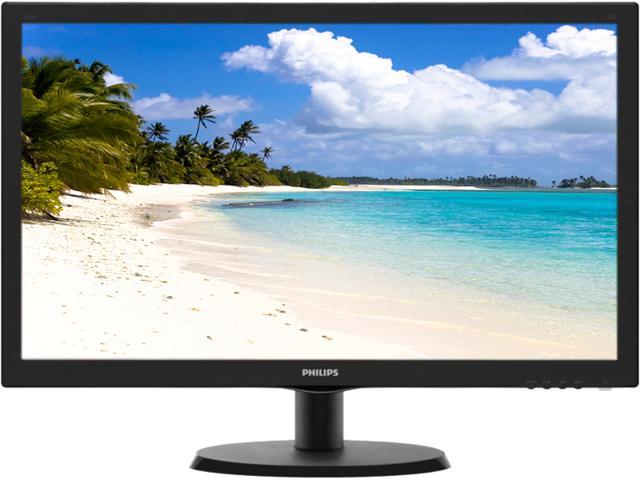 купить Monitor Philips 223V5LHSB *21,5 TN LED/FHD/1920x1080/250кд/м/170-160/VGA/HDMI/Black в Алматы