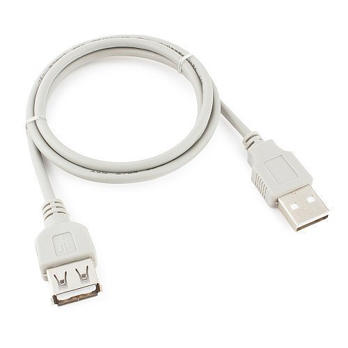 купить Кабель удлинитель USB 2.0 Gembird CC-USB2-AMAF-75CM/300, AM/AF, 75см, пакет в Алматы