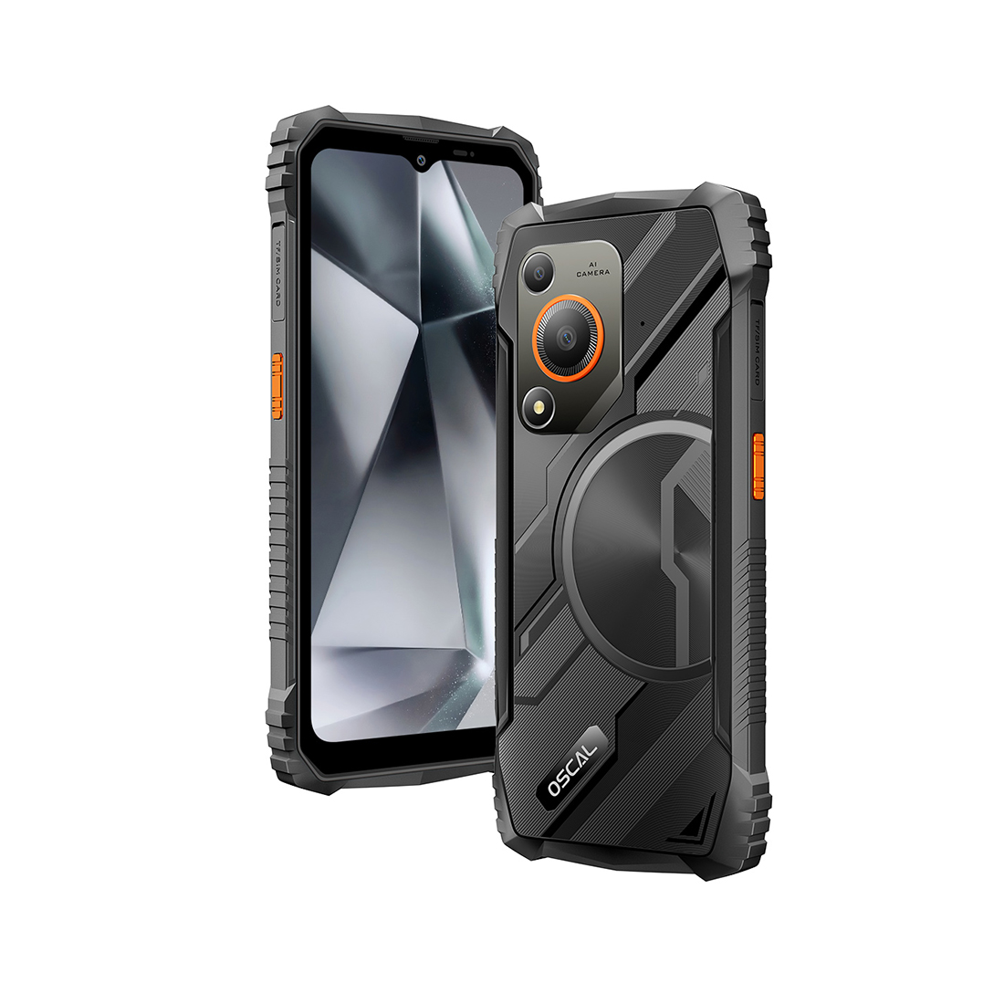 купить Смартфон OSCAL Marine 1 Rugged Phone 4GB RAM 128GB ROM Black в Алматы