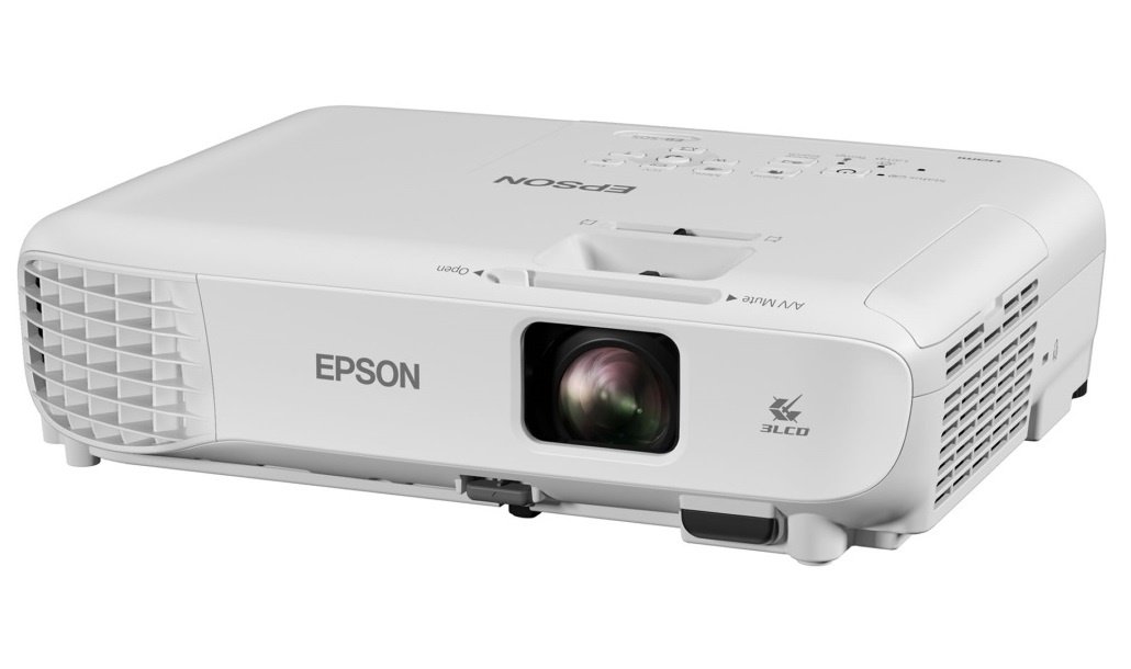 купить Проектор Epson EB-W05/3LCD/0.59*LCD/WXGA (1280x800)/3300lm/16:10/15000:1/VGA/HDMI/RCA/USB Type A,B в Алматы