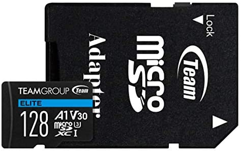 купить Карта памяти Team Group Elite MicroSDHC/SDXC 128GB U3 TEAUSDX128GIV30A103, 90MB/sec; Write: 45MB/sec + SD Adapter в Алматы
