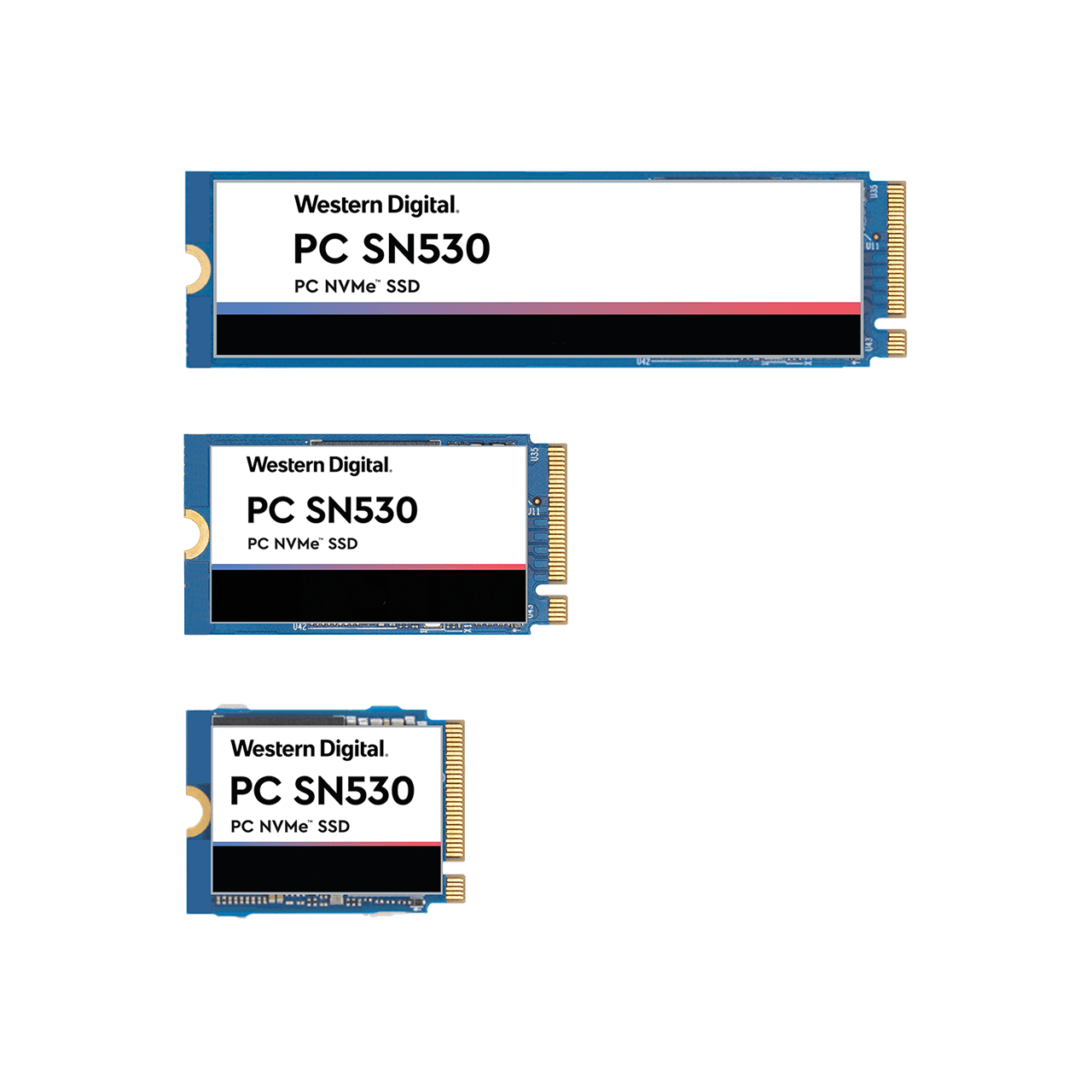 купить Твердотельный накопитель  512GB SSD WD PC SN530 NVMe SSD M.2 2242 PCIe Gen3x4 NVMe R2400M/s W1750M/s в Алматы
