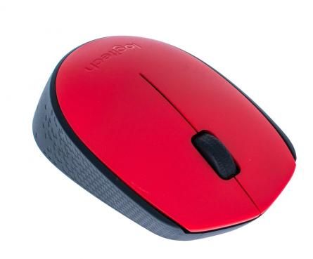 купить Мышь беспроводная Logitech M171 Red (красная, оптическая, 1000dpi, 2.4 GHz/USB-ресивер) в Алматы