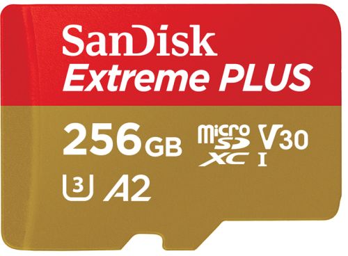 купить SanDisk Extreme Plus microSDXC 256GB + SD Adapter + Rescue Pro Deluxe 170MB/s A2 C10 V30 UHS-I U3; EAN: 619659169534 в Алматы