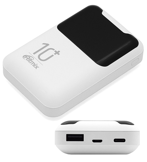 купить Зарядное устройство Power bank Ritmix RPB-10005 белый в Алматы