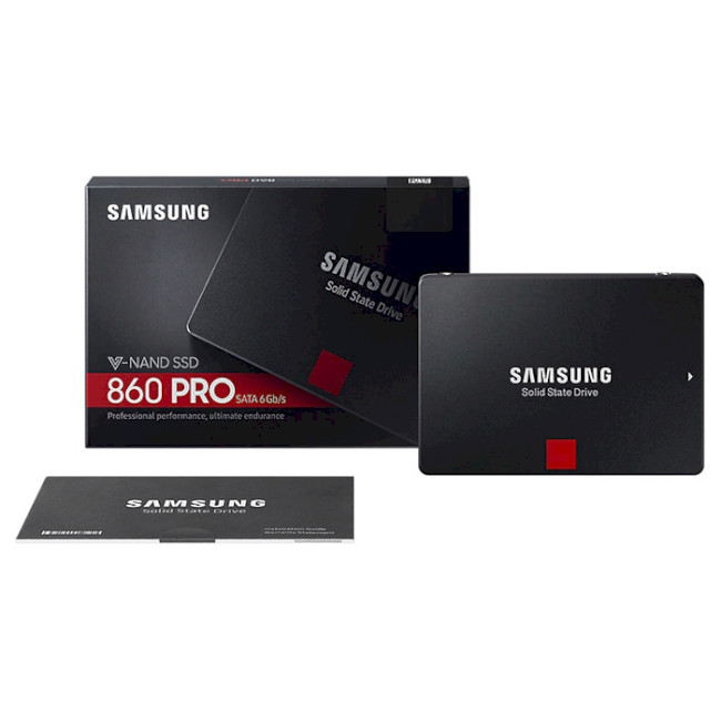 купить Твердотельный накопитель  2000GB SSD Samsung 860 PRO 2.5&rdquo; SATA3 R560Mb/s W530MB/s MZ-76P2T0BW в Алматы
