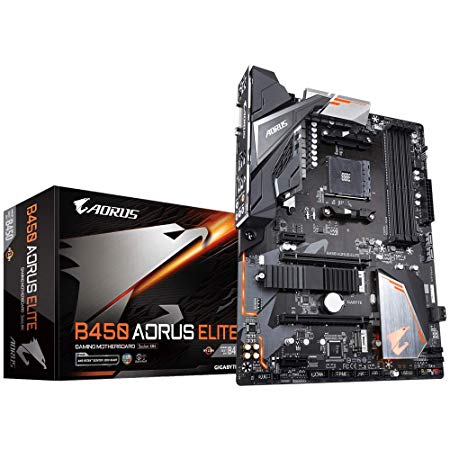 купить Материнская плата GIGABYTE B450 AORUS M AM4 <B450> 2xPCI-E DVI+HDMI GbLAN SATA RAID MicroATX 4DDR4 в Алматы