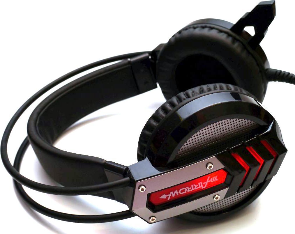 купить Наушники с микрофоном Oklick HS-L450G ARROW черный 2.2м мониторные в Алматы