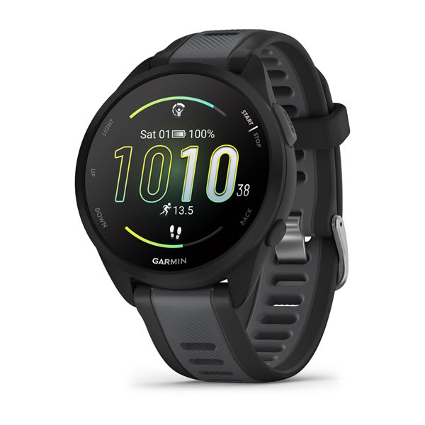 купить Спортивные часы Garmin FORERUNNER 165 Music, Black/Slate Grey (010-02863-30) в Алматы