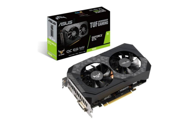 купить Видеокарта ASUS GeForce GTX1660 6Gb GDDR5 192bit 1xDVI 1xHDMI 1xDP HDCP TUF-GTX1660-O6G в Алматы