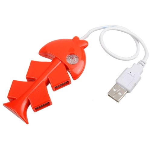 купить USB 4 PORTS HUB V-T HU190 (Рыбка) в Алматы