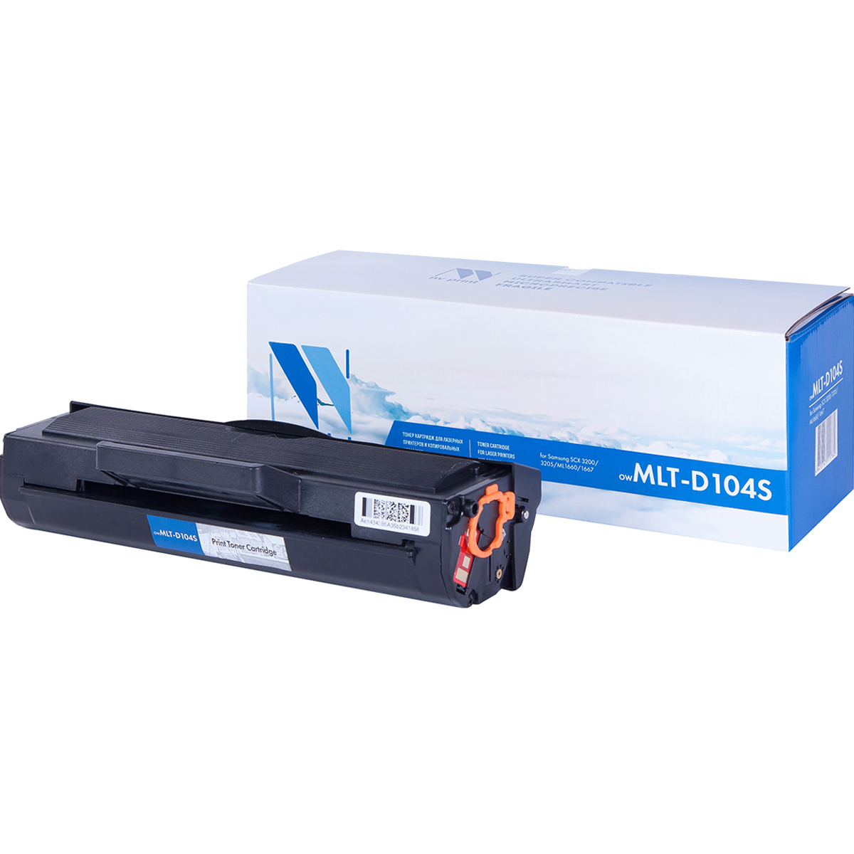 купить Картридж NVP совместимый Samsung NV-MLTD104S для ML-1660, 1665, 1667, 1860, 1865, 1865W, 1867, SCX-3200, 3205, 3207, 3217 (1500k).                                                                                                                         в Алматы