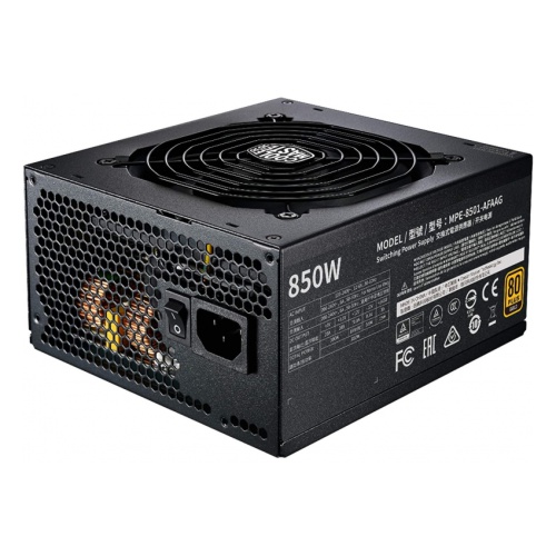 купить Блок питания CoolerMaster MWE GOLD 850 V2 >750W Full Modular, 80+ GOLD MPE-8501-AFAAG-EU в Алматы