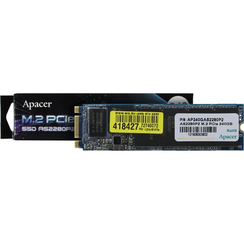 купить Жесткий диск SSD 240GB Apacer AP240GAS2280P2-1 M.2 PCIe в Алматы
