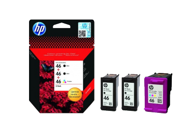 купить Картридж струйный HP F6T40AE 46 Ink Cartridge 3-Pack в Алматы