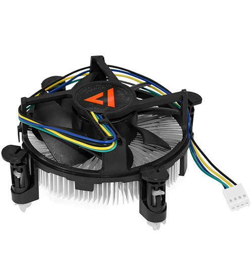 купить Кулер для процессора ACD-CD5L4-A Cooler, s.115x, TDP 65W, 600~2500rpm, 15.5~26.8dBA, push-pin, PWM, в Алматы