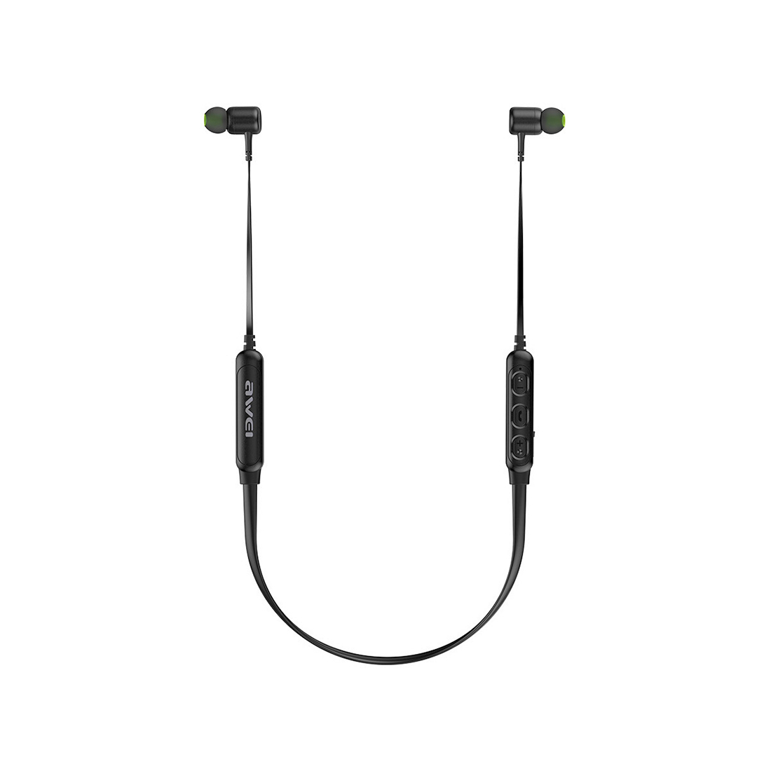 купить Беспроводные наушники, Awei, G30BL, Bluetooth V4.2, 200 часов в режими ожидания, Время заряда 2 час, Вес 15г.,  Есть сменные вкладыши, Чёрный в Алматы