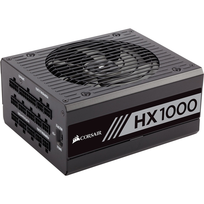 купить Блок питания ATX 1000W Corsair HX1000 80 PLUS® Platinum 1000 Вт, CP-9020139-EU в Алматы