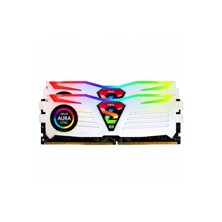 купить Оперативная память 16GB Kit (2x8GB) GEIL DDR4 3600MHz SUPER LUCE RGB WHITE GLWS416GB3600C18BDC в Алматы