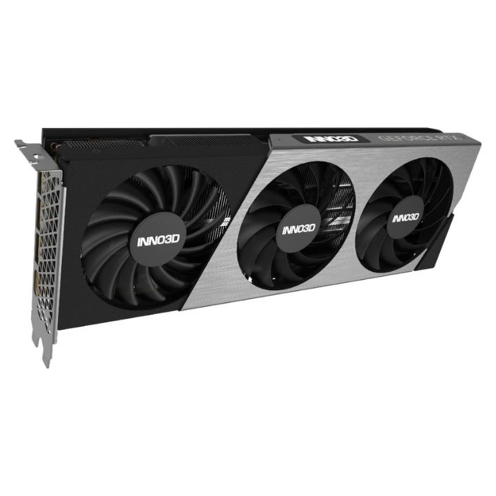 купить Видеокарта Inno3D GeForce RTX4070 X3 OC, 12G GDDR6X 192-bit HDMI 3xDP N40703-126XX-185252L в Алматы