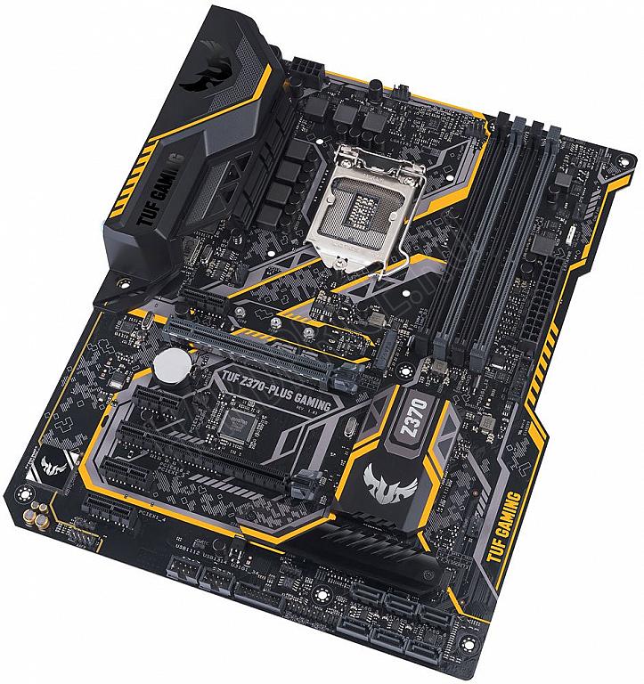 купить Материнская плата ASUS TUF Z370-PLUS GAMING II, Socket 1151, 4xDDR4 (4000 O.C.), 6xSATA3 Raid, 2xM.2, 2xPCIe3.0/2.0x16, 4xPCIe3.0/2.0x1, Supports AMD CrossFireX™ Technology, 1xDVI, 1xHDMI, 1xUSB Type-C, 4xUSB3.1, 2xUSB2.0, 1xRG45, 1xPS2, AURA RGB, In в Алматы