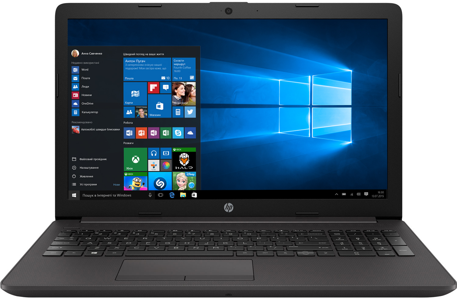 купить Ноутбук HP 250 G7 9HQ41EA UMA Pentium-4417U,15.6 HD,4GB,256GB SSD,W10H64,no ODD,1yw,kbd TP,Wi-Fi+BT,Webcam,Black в Алматы