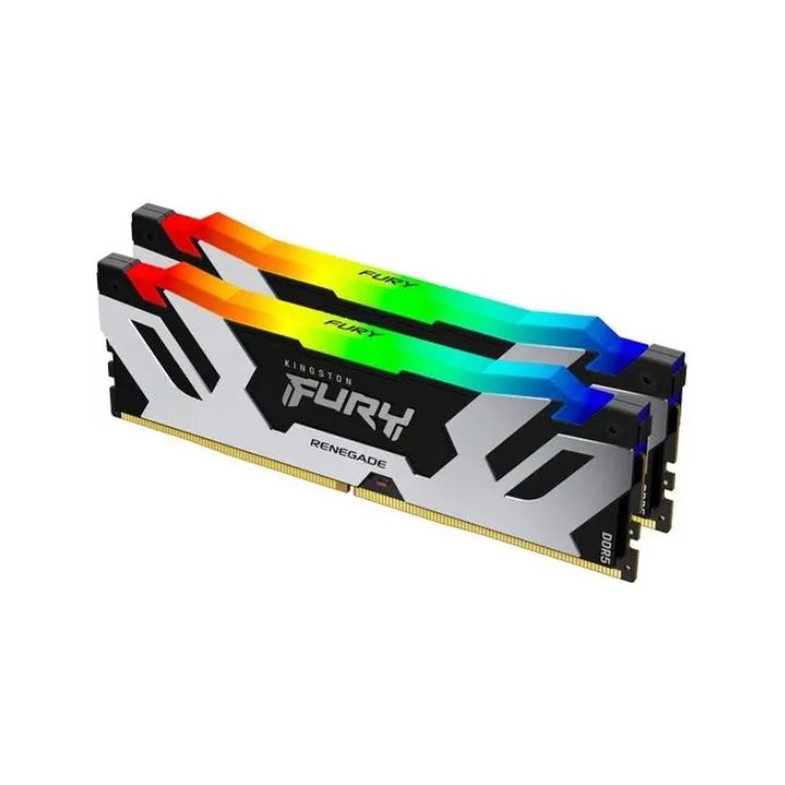 купить Комплект модулей памяти Kingston FURY Renegade RGB White XMP KF560C32RWAK2-32 DDR5 32GB (Kit 2x16GB) в Алматы