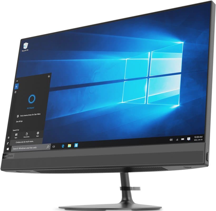 купить моноблок Lenovo IdeaCentre AIO520-22ICB  21.5** FHD(1920x1080) IPS/Intel Core i3-8100T 3.10GHz Quad/4GB/1TB/GMA HD630/RD 530 2GB/DVD-RW/WiFi/BT4.0/CR/KB+MOUSE(USB)/W10H/1Y/BLACK в Алматы