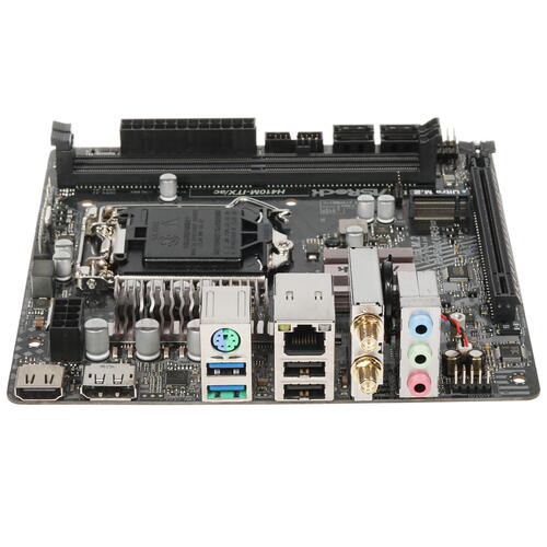 Материнская плата ASRock H410M-ITX/AC LGA1200 2xDDR4 4xSATA 1xUM.2 HDMI ...